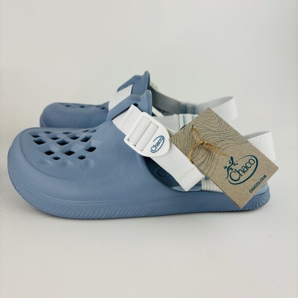 Chaco Chillos Clog Women's Size 8 Mule Shoes Slides Eur 38 Blue Fog New in Box - Picture 3 of 7